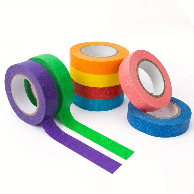Colorful Masking Tape Painters Tape Artist Tape Rainbow Tape - Temu